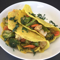 Vietnamese Vegetables Crepes with Sweet Chili Sauce