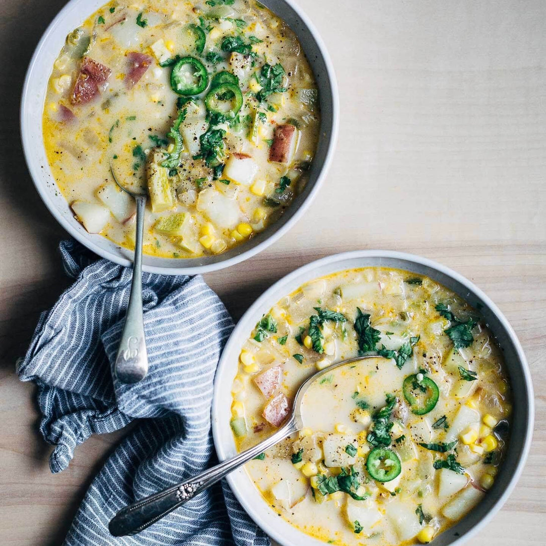 Thai Coconut Sweet Corn Chowder