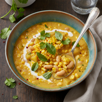 Thai Coconut Sweet Corn Chowder