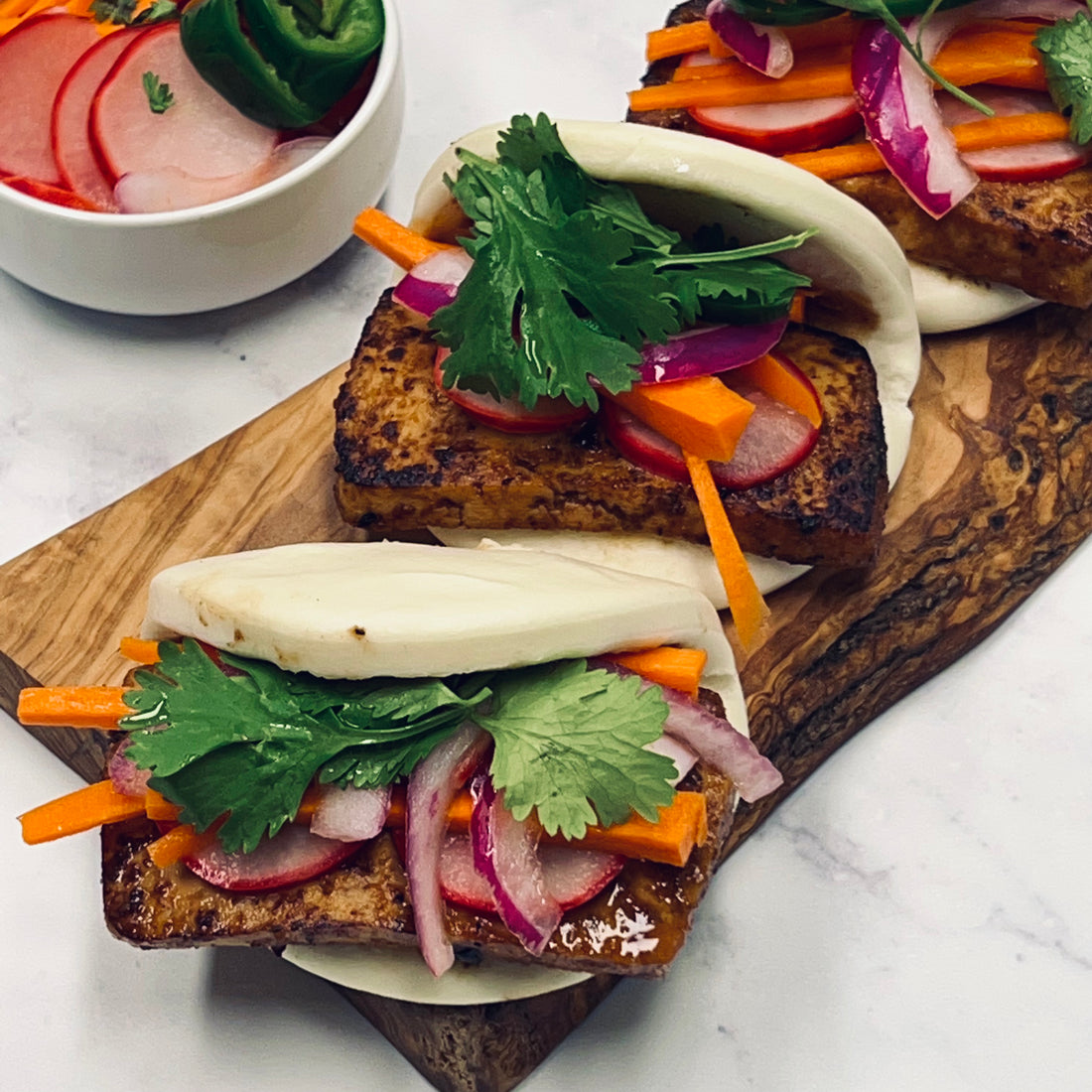 Hoisin Tofu Bao Buns